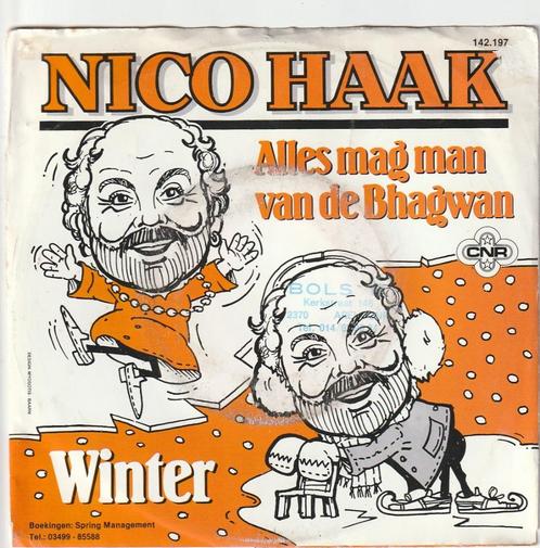 Nico Haak - Alles mag man  van de bhagwam - Nr 221, Cd's en Dvd's, Vinyl | Nederlandstalig, Gebruikt, Levenslied of Smartlap, Overige formaten