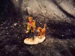 Lemax visser met hond figuren kerst kerstdorp, Ophalen of Verzenden