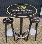 Unieke HERTOG JAN éénpoot statafel met houten blad, Ophalen, Nieuw, Reclamebord, Plaat of Schild, Hertog Jan