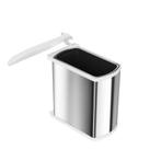 Inbouw pedaalemmer merk Hailo, Ophalen, Zo goed als nieuw, Rvs, Minder dan 50 cm