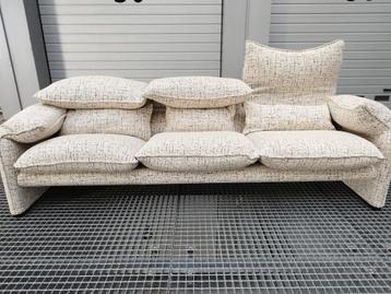 Refurbished Cassina Maralunga 3-zits bank - kies je stof beschikbaar voor biedingen