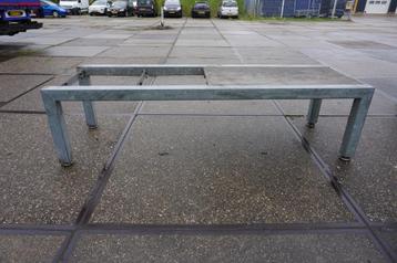 Tuintafel, werktafel, ijzeren tafel 280x90 beschikbaar voor biedingen