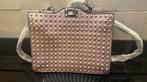 Prachtige schouder/Hand Tas 2 hengsels NIEUW, Ophalen of Verzenden, Nieuw, Roze, Leer