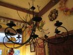 Sierlijke Highlight Zwarte Hanglamp Krullen Kroon, Minder dan 50 cm, Gebruikt, Metaal, Ophalen