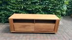 Tv meubel teak hout, Ophalen, 100 tot 150 cm, Zo goed als nieuw, Minder dan 100 cm