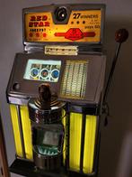 Jennings Red Star gokkast eenarmige bandiet fifties sixties, Verzamelen, Euro, Ophalen, Gebruikt