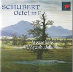 SCHUBERT Octet in F CD BYLSMA MOZZAFIATO SONY, Ophalen of Verzenden, Romantiek, Gebruikt, Kamermuziek