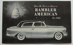 Folder Rambler American uit 1958, Gelezen, Verzenden, Overige merken, Diverse schrijvers