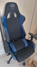 Gaming stoel (gebruikt), Huis en Inrichting, Bureaustoelen, Ophalen, Gebruikt, Balstoel, Blauw