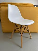 6x witte IKEA kuipstoelen - eetkamerstoelen, Ophalen, Kunststof, Wit, Zo goed als nieuw