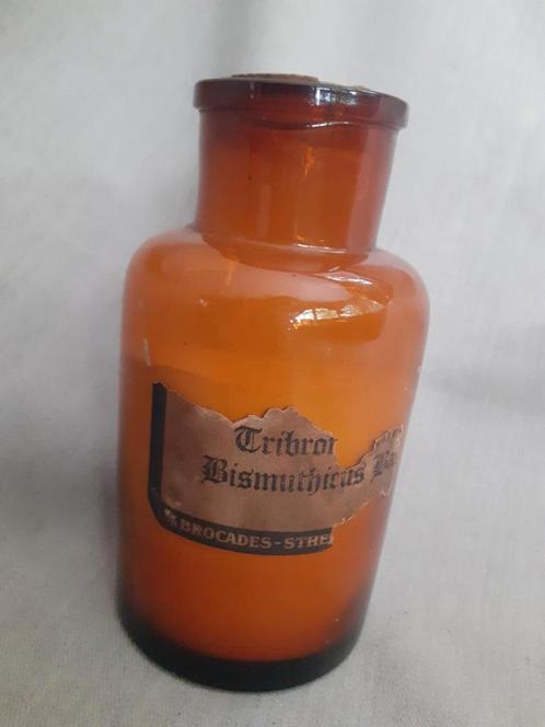Oude Apothekers pot met inhoud, Antiek en Kunst, Curiosa en Brocante, Ophalen of Verzenden