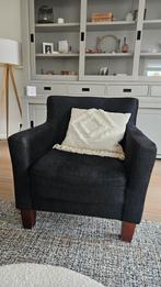 Mooie zwarte fauteuil - zit heerlijk!, Huis en Inrichting, Ophalen, Gebruikt, 75 tot 100 cm, 75 tot 100 cm