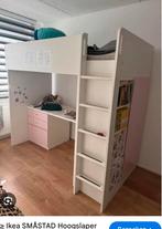 Hoogslaper compleet met lattenbodem, bureau met 3 lades, Ophalen, Zo goed als nieuw, Hoogslaper