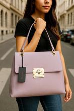 Leer Valentino tas, Sieraden, Tassen en Uiterlijk, Tassen | Damestassen, Ophalen of Verzenden, Zo goed als nieuw, Roze, Handtas