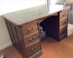 Antiek Bureau met Groen Leer, Ophalen, Gebruikt, Bureau