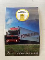 Sticker Mercedes-Benz Truck of the year 1990, Ophalen of Verzenden, Zo goed als nieuw, Auto of Motor