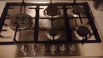 5-pits gasfornuis, Ophalen, Gebruikt, 60 cm of meer, Inbouw