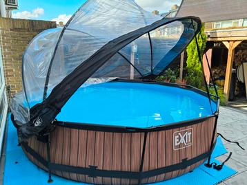 Exit zwembad 360 met overkapping  pomp en zoutwater filter beschikbaar voor biedingen