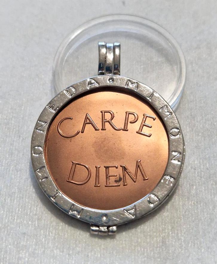 MI MONEDA zilveren (925) MAAT L hanger / pendant + 1 munt, Sieraden, Tassen en Uiterlijk, Kettinghangers, Nieuw, Zilver, Zilver