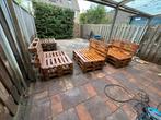 Modulaire palletbank, Tuin en Terras, Tuinbanken, Ophalen, Zo goed als nieuw, Hout