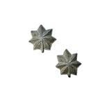 WWII US Major Oak Leaf Pin Set, Ophalen of Verzenden, Amerika, Embleem of Badge