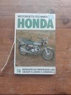 Honda werkplaatsboek cb350 en cb500 (four cb350f cb500f), Motoren, Ophalen of Verzenden, Honda