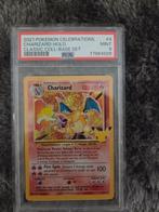 Charizard Celebrations PSA 9 - Zeldzame Pokémon Kaart!, Ophalen, Zo goed als nieuw, Losse kaart, Foil