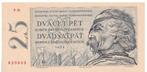 Tsjechoslowakije 25 Korun 1958 (UNC)  - Jan Žižka, Postzegels en Munten, Bankbiljetten | Europa | Niet-Eurobiljetten, Verzenden