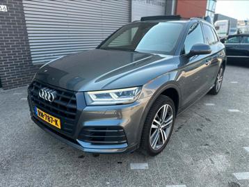 Audi Q5 2.0 TDI Quattro 190pk S Tronic 2018 Grijs beschikbaar voor biedingen