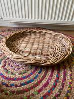 Grote Rieten mand - ovaal - Schaal - Riet - Vintage Retro, Huis en Inrichting, Mand, Ophalen of Verzenden, Zo goed als nieuw, Riet