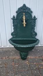 Wasbak / ornament met messing kraan aanvoer en afvoer., Tuin en Terras, Ophalen of Verzenden, Nieuw, Aluminium