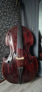 Antiek contrabas, Muziek en Instrumenten, Strijkinstrumenten | Contrabassen, Ophalen, Gebruikt, 3/4-contrabas