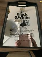 Black en white whisky dienblad, Ophalen of Verzenden, Zo goed als nieuw, Gebruiksvoorwerp