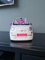 Barbie auto fiat 500, Kinderen en Baby's, Speelgoed | Poppen, Ophalen, Zo goed als nieuw, Barbie