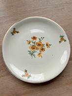 Vintage Sarreguemines gebaksbordjes, frans brocante 8 stuks, Antiek en Kunst, Antiek | Servies los, Ophalen of Verzenden
