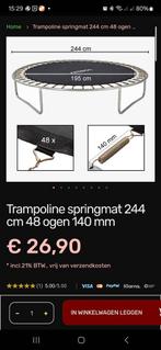 Trampoline springmat 244, Kinderen en Baby's, Speelgoed | Buiten | Trampolines, Ophalen of Verzenden, Nieuw