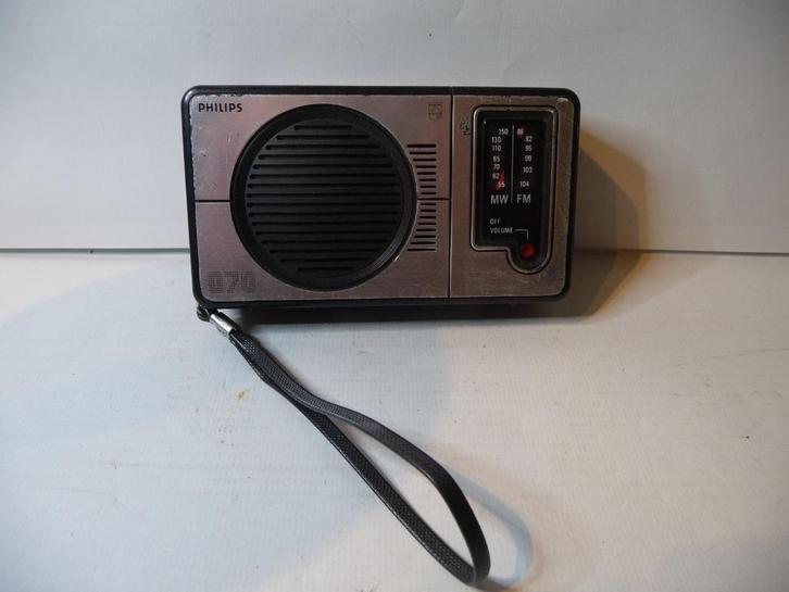 Philips 90AL070 transistorradio FM/AM verzenden kan ook, Audio, Tv en Foto, Radio's, Gebruikt, Transistorradio, Ophalen