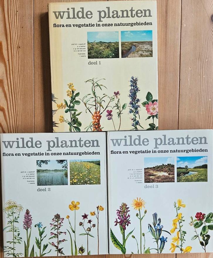 Wilde planten van Westhoff deel 1, 2 en 3, Boeken, Natuur, Gelezen, Bloemen, Planten en Bomen, Ophalen of Verzenden