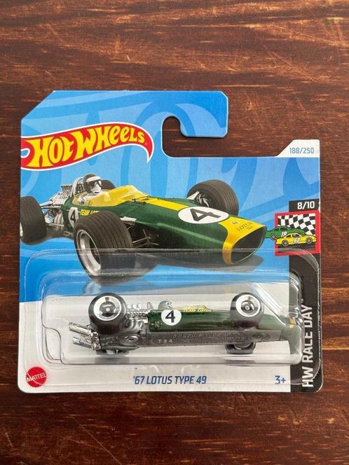 Hot Wheels Lotus Type 49 – F1 Legend – MOC – 188/250, Hobby en Vrije tijd, Modelauto's | Overige schalen, Nieuw, Auto, Ophalen of Verzenden