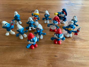 13 smurfen -schleich beschikbaar voor biedingen