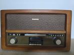 Retro Radio Auna Belle Epoque 1906, Ophalen of Verzenden, Gebruikt, Radio, Met cd-speler