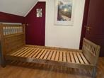 Eenpersoons bed 90x200, hout, 2 stuks, Ophalen, Gebruikt, 90 cm, Eenpersoons