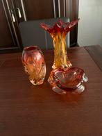 Hand geblazen gekleurd glas, Antiek en Kunst, Antiek | Glas en Kristal, Ophalen