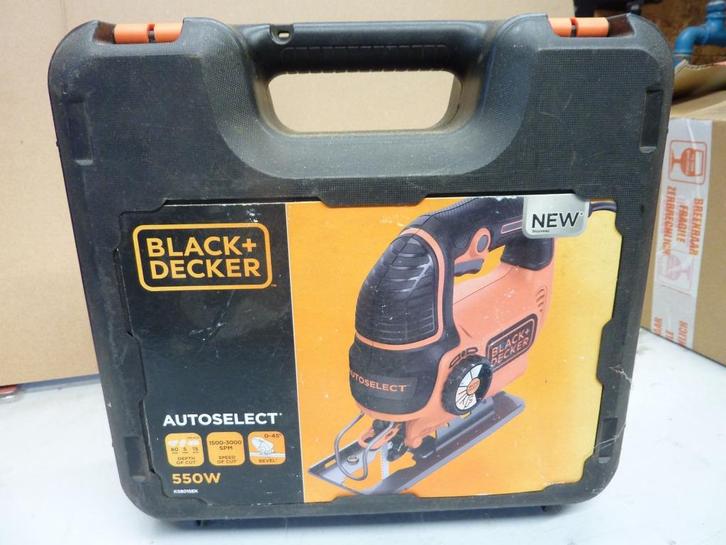 Black en Decker decoupeerzaag KS801SEK-QS 550W, Doe-het-zelf en Verbouw, Gereedschap | Zaagmachines, Zo goed als nieuw, Decoupeerzaag