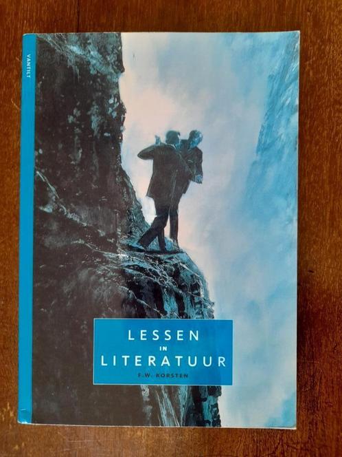 Lessen in literatuur - F.W. Korsten, Boeken, Studieboeken en Cursussen, Zo goed als nieuw, Alpha, Ophalen of Verzenden