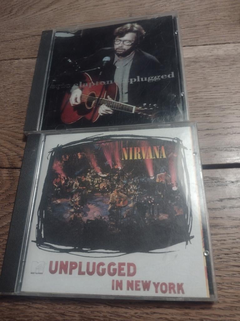 Nirvana & Eric Clapton Unplugged CD's, Ophalen of Verzenden, 1980 tot 2000, Gebruikt
