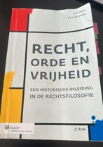 C.W. Maris - Recht, orde en vrijheid, Ophalen of Verzenden, Zo goed als nieuw, C.W. Maris; F.C.L.M. Jacobs
