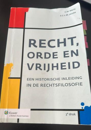 C.W. Maris - Recht, orde en vrijheid beschikbaar voor biedingen