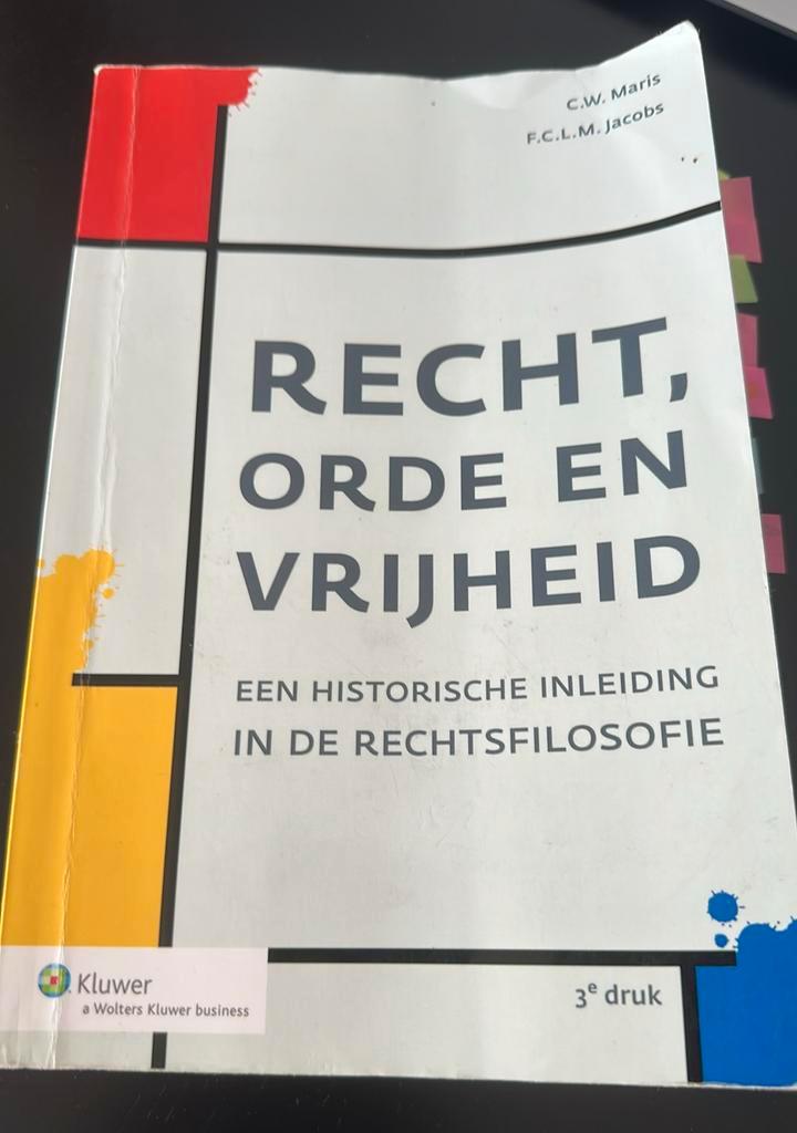 C.W. Maris - Recht, orde en vrijheid, Boeken, Wetenschap, Zo goed als nieuw, Ophalen of Verzenden