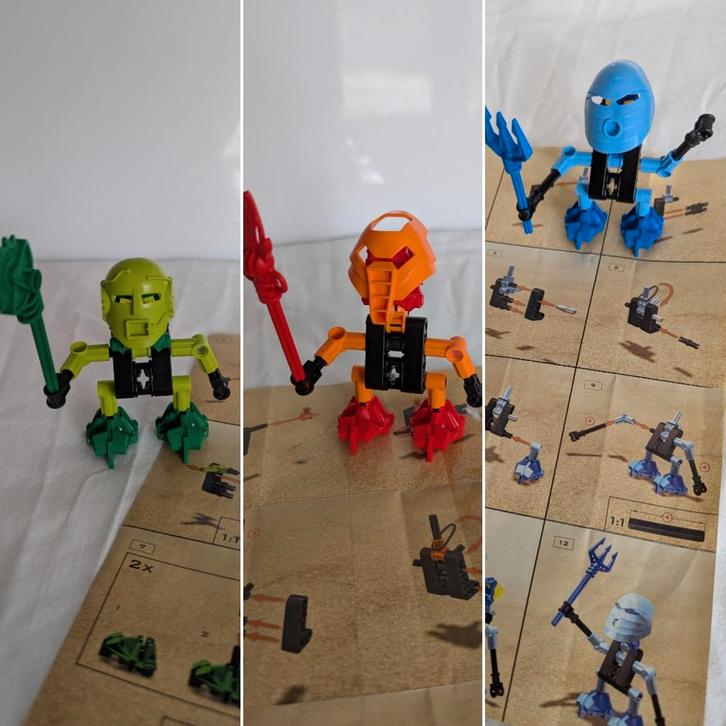 Lego Bionicle Turaga Matau, Vakama en Nokama, Kinderen en Baby's, Speelgoed | Duplo en Lego, Gebruikt, Lego, Complete set, Ophalen of Verzenden